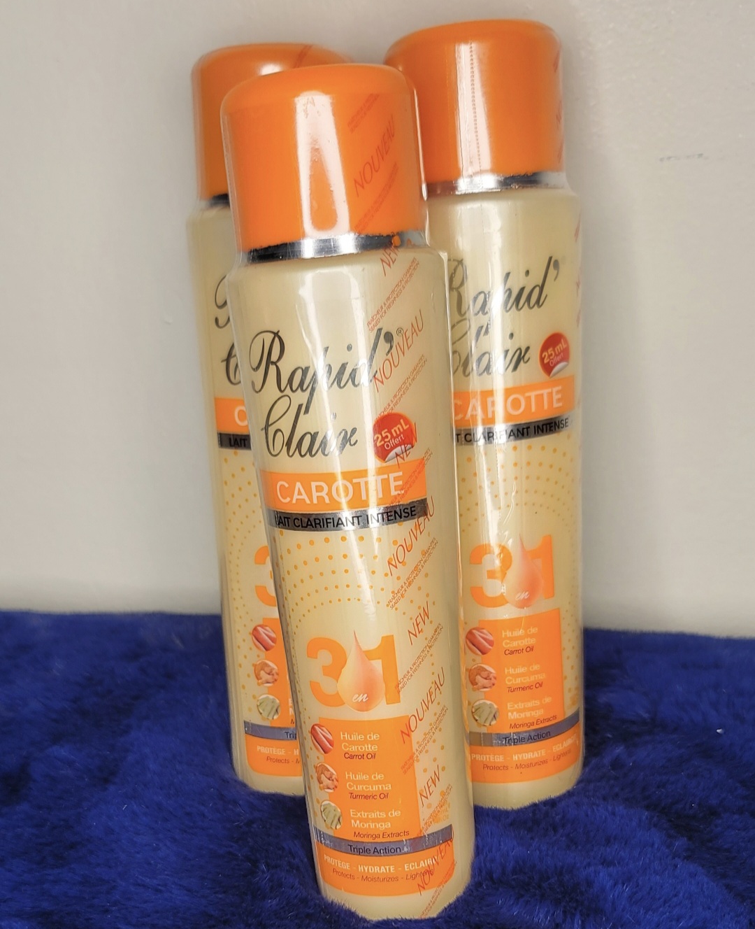 Rapid Clair Carotte 3 In 1 Clarifying Milk - Carrot - 500ml