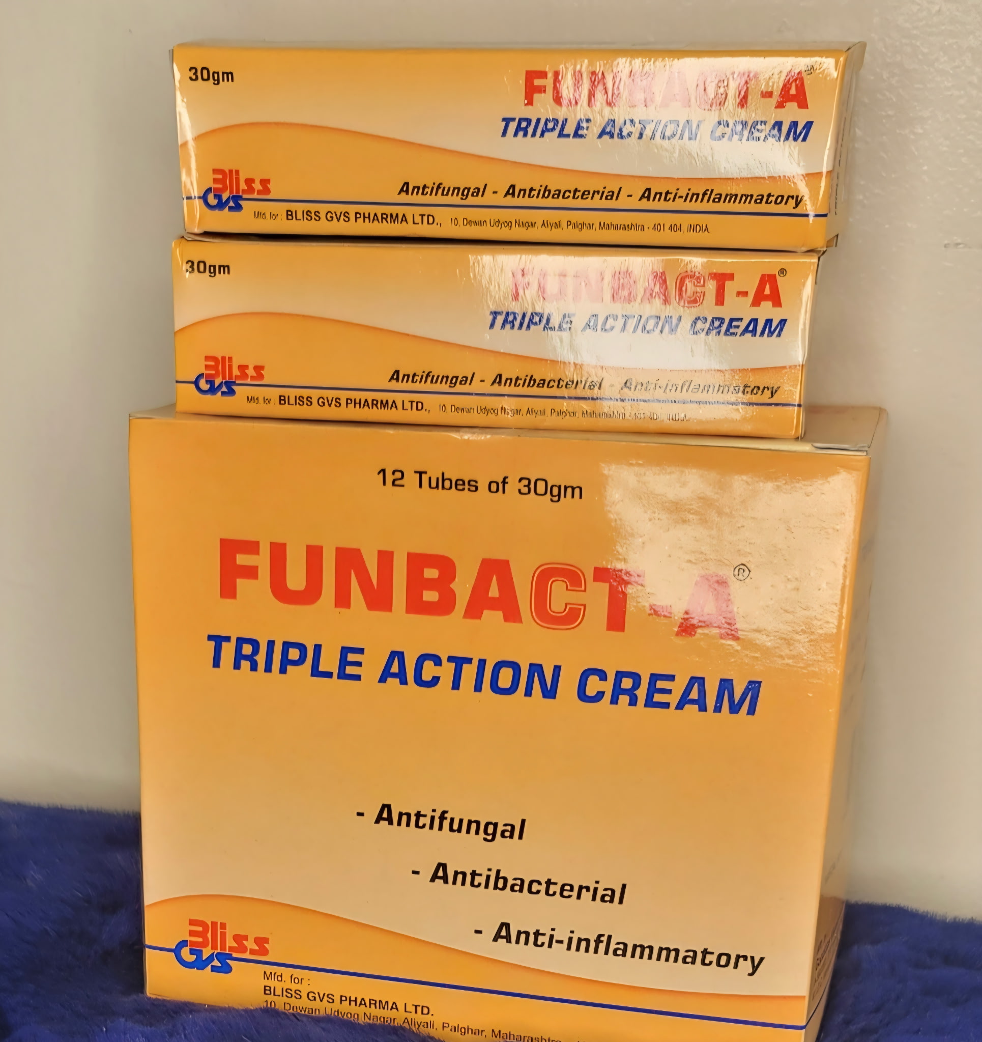 Funbact A – Triple Action Cream X2