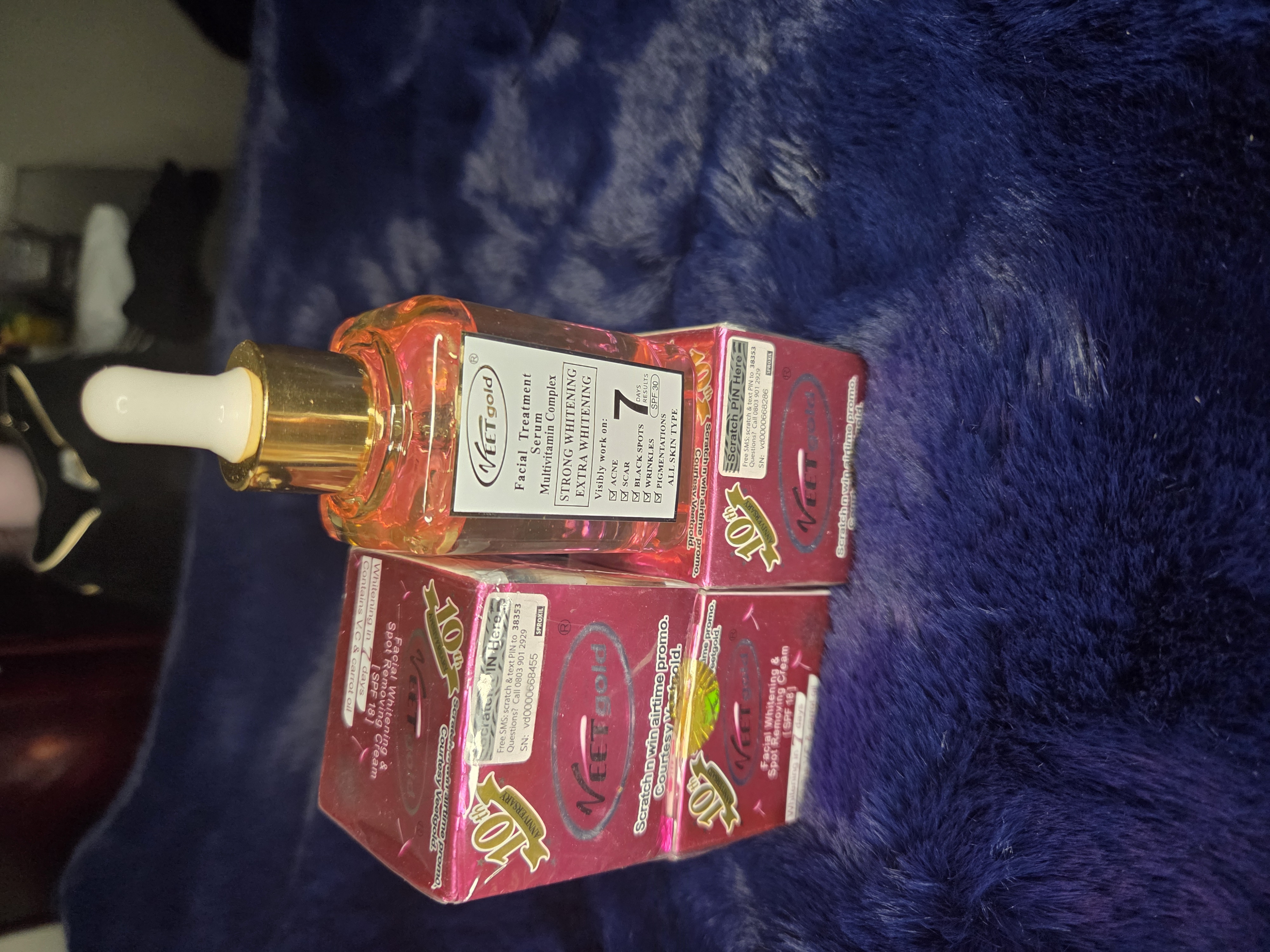 Veet Gold Face cream  X3 Plus Serum