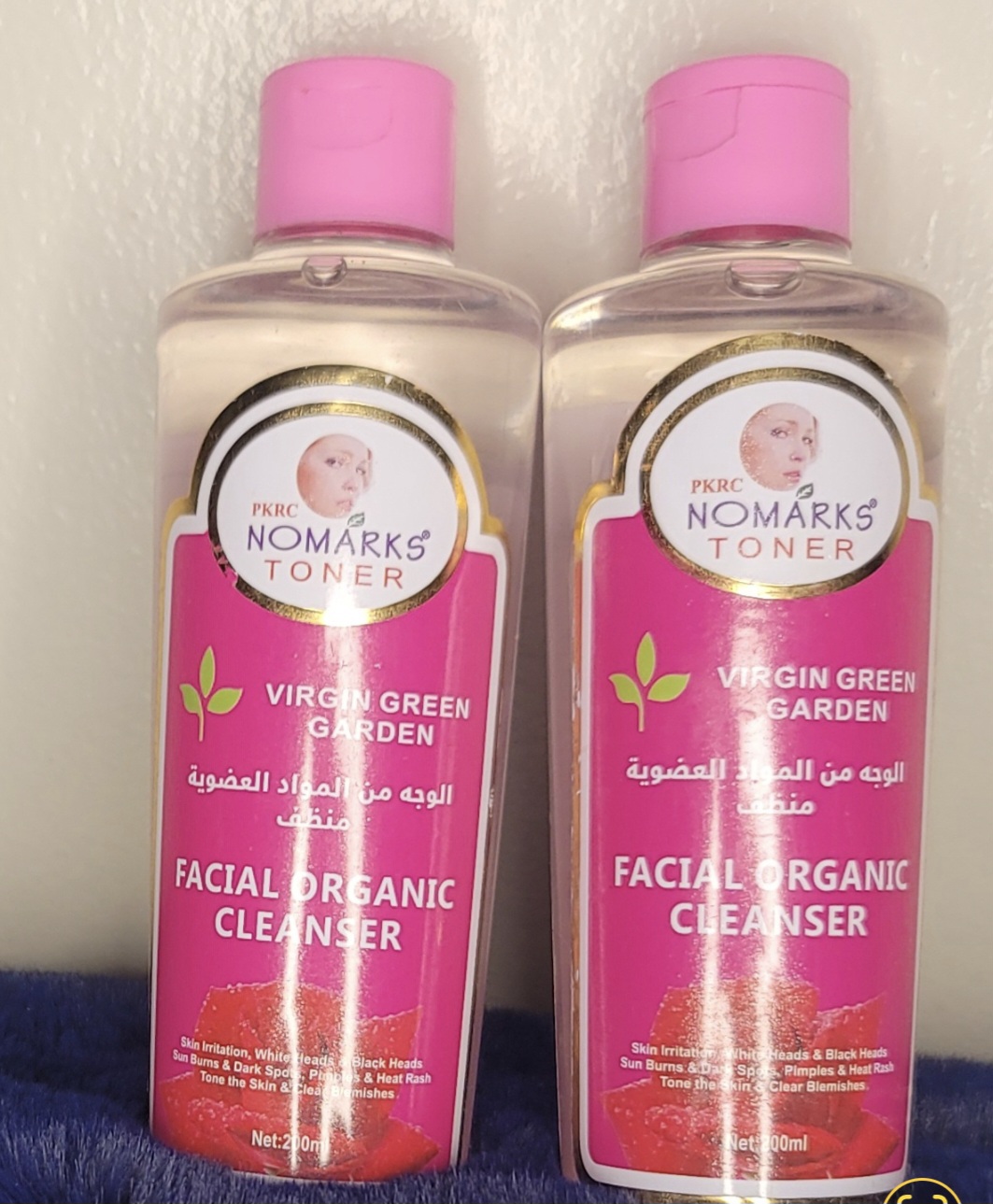 NOMARKS Nomask' Toner Virgin Green Garden Facial Organic